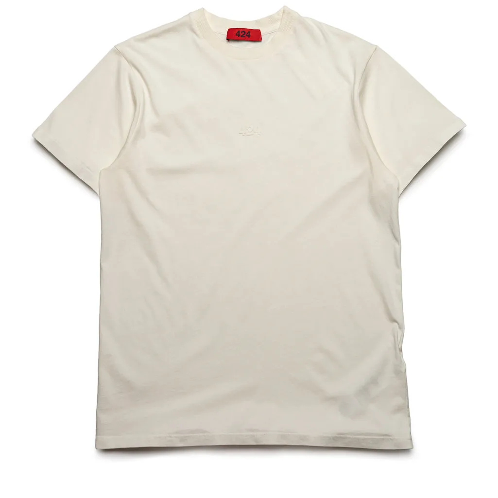 424 Tonal Logo Tee - White