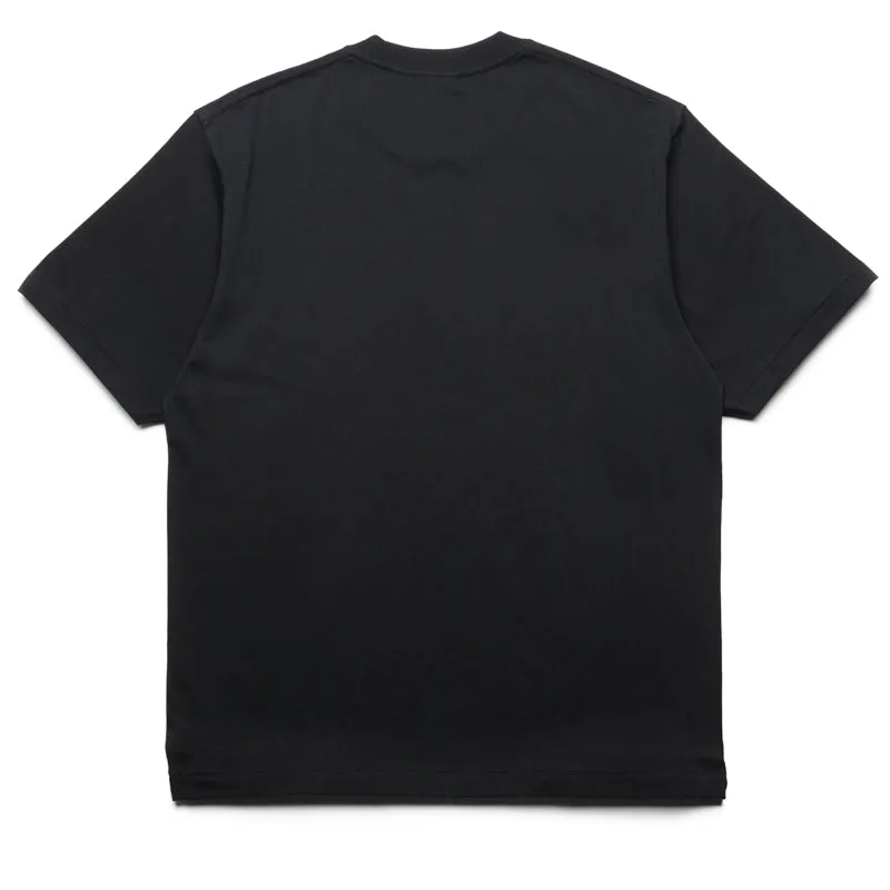 A Bathing Ape Multi Logo College Tee - Black