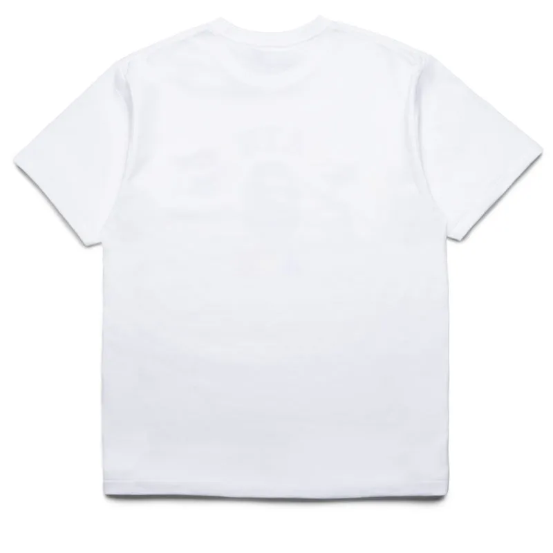 A Bathing Ape Neon Camo College Tee - White