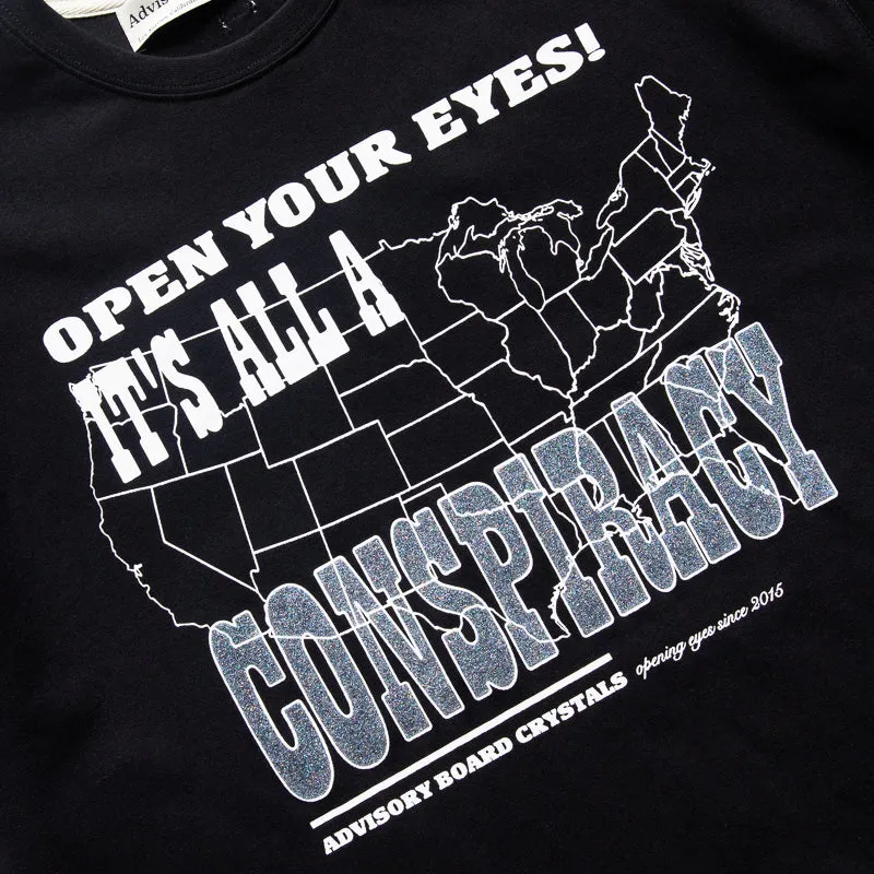 Advisory Board Crystals Conspiracy Tee - Black
