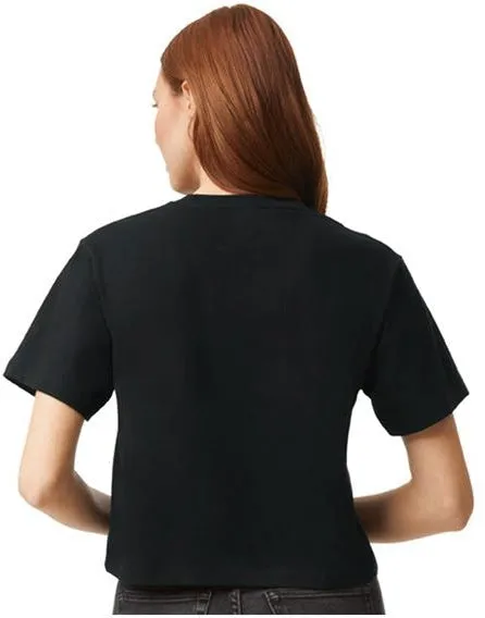 American Apparel Ladies Fine Jersey Boxy Tee