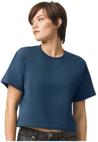 American Apparel Ladies Fine Jersey Boxy Tee
