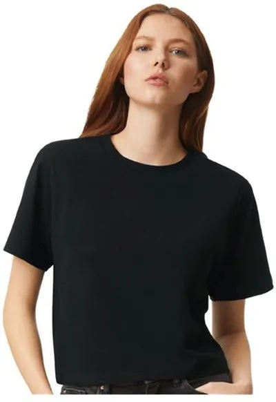 American Apparel Ladies Fine Jersey Boxy Tee