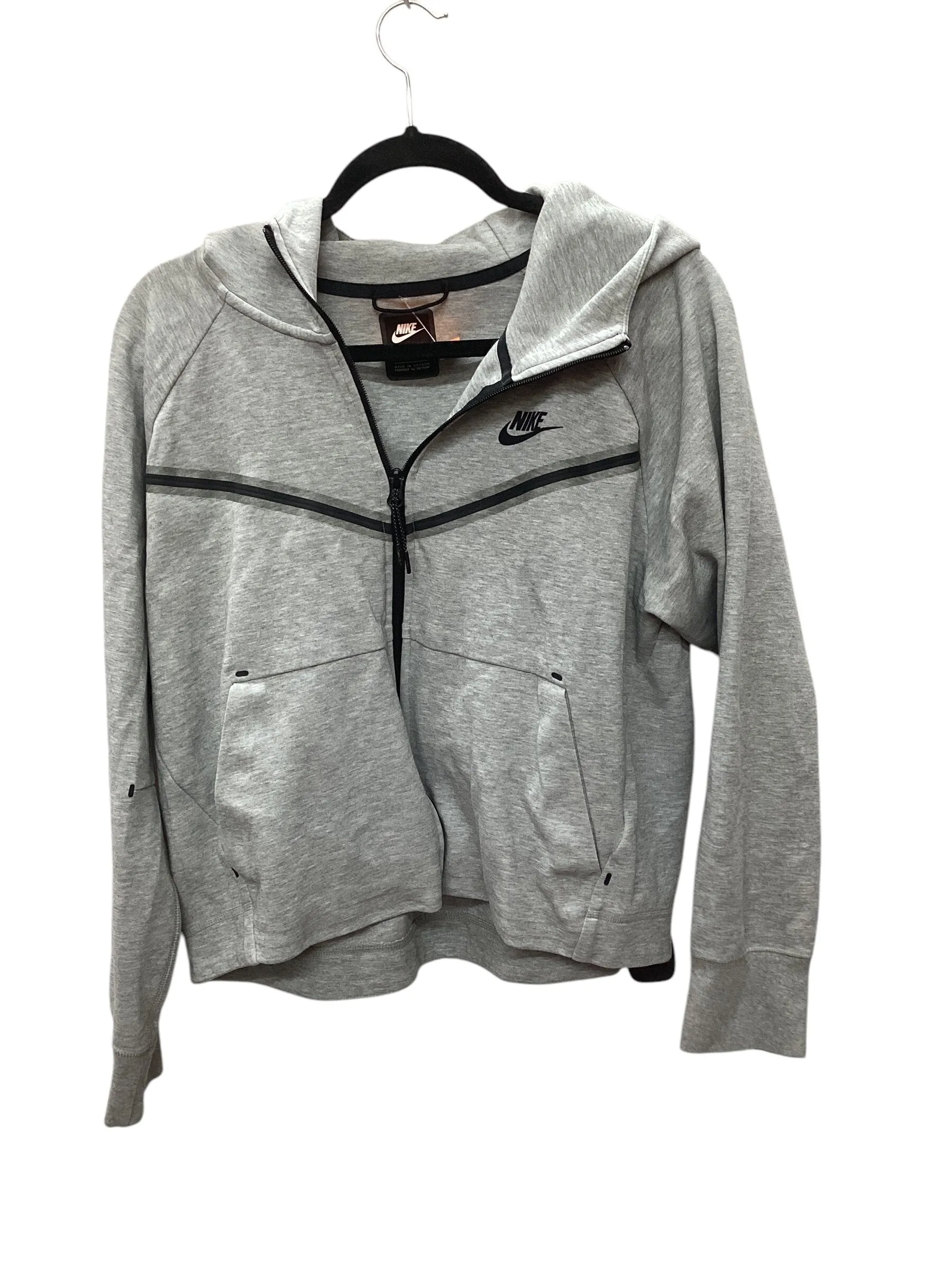 Athletic Jacket By Nike Apparel  Size: L