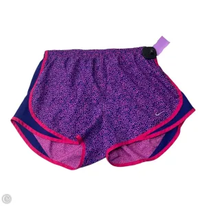 Athletic Shorts By Nike Apparel In Blue & Purple, Size: L