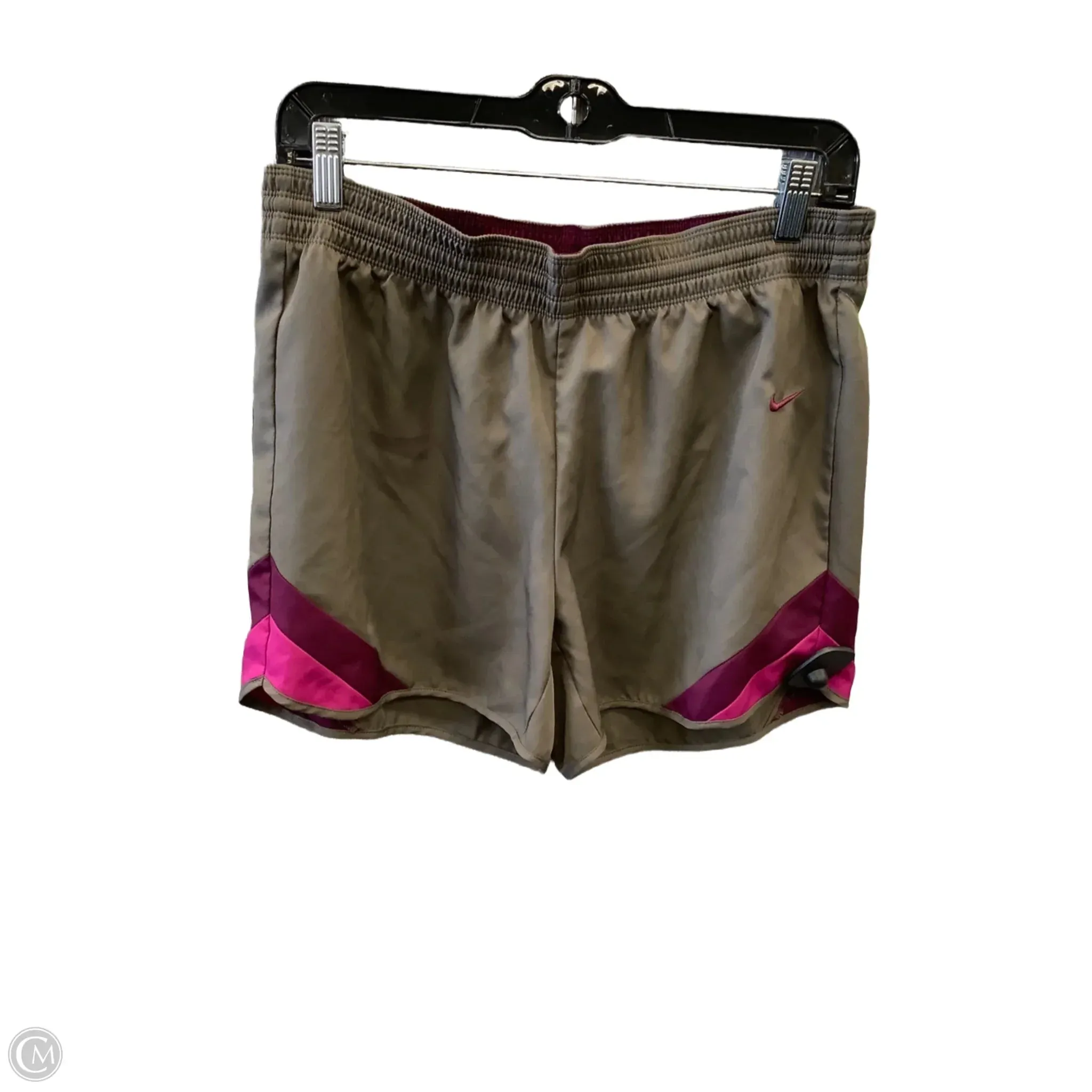 Athletic Shorts By Nike Apparel In Brown & Purple, Size: M