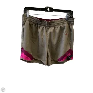 Athletic Shorts By Nike Apparel In Brown & Purple, Size: M