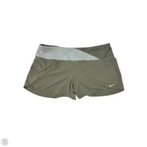 Athletic Shorts By Nike Apparel In Green, Size: M