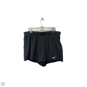 Athletic Shorts By Nike Apparel In Grey, Size: Xxl