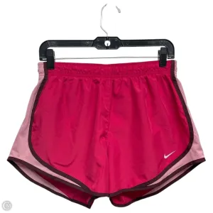 Athletic Shorts By Nike Apparel In Pink, Size: L