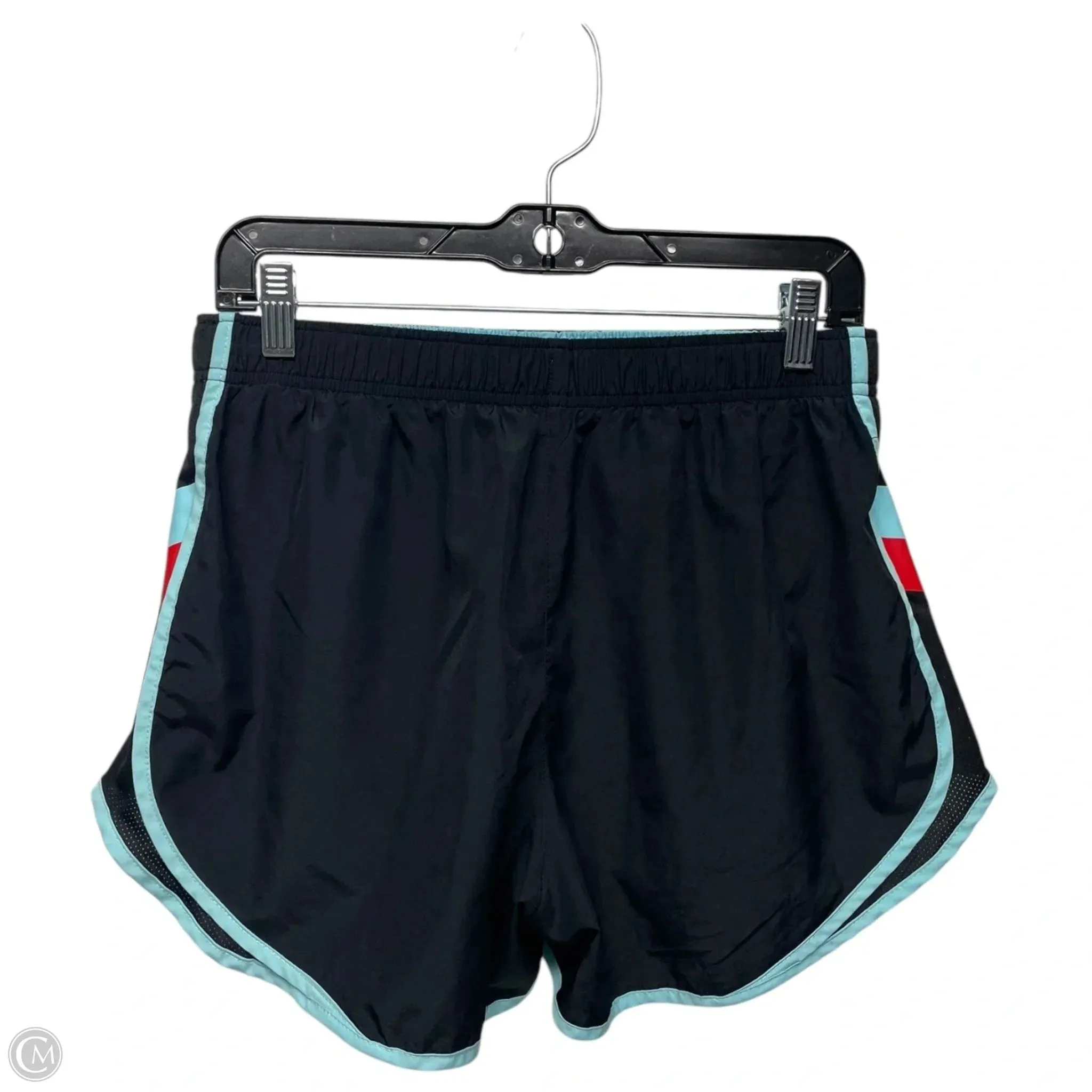 Athletic Shorts By Nike Apparel In Purple & White, Size: L
