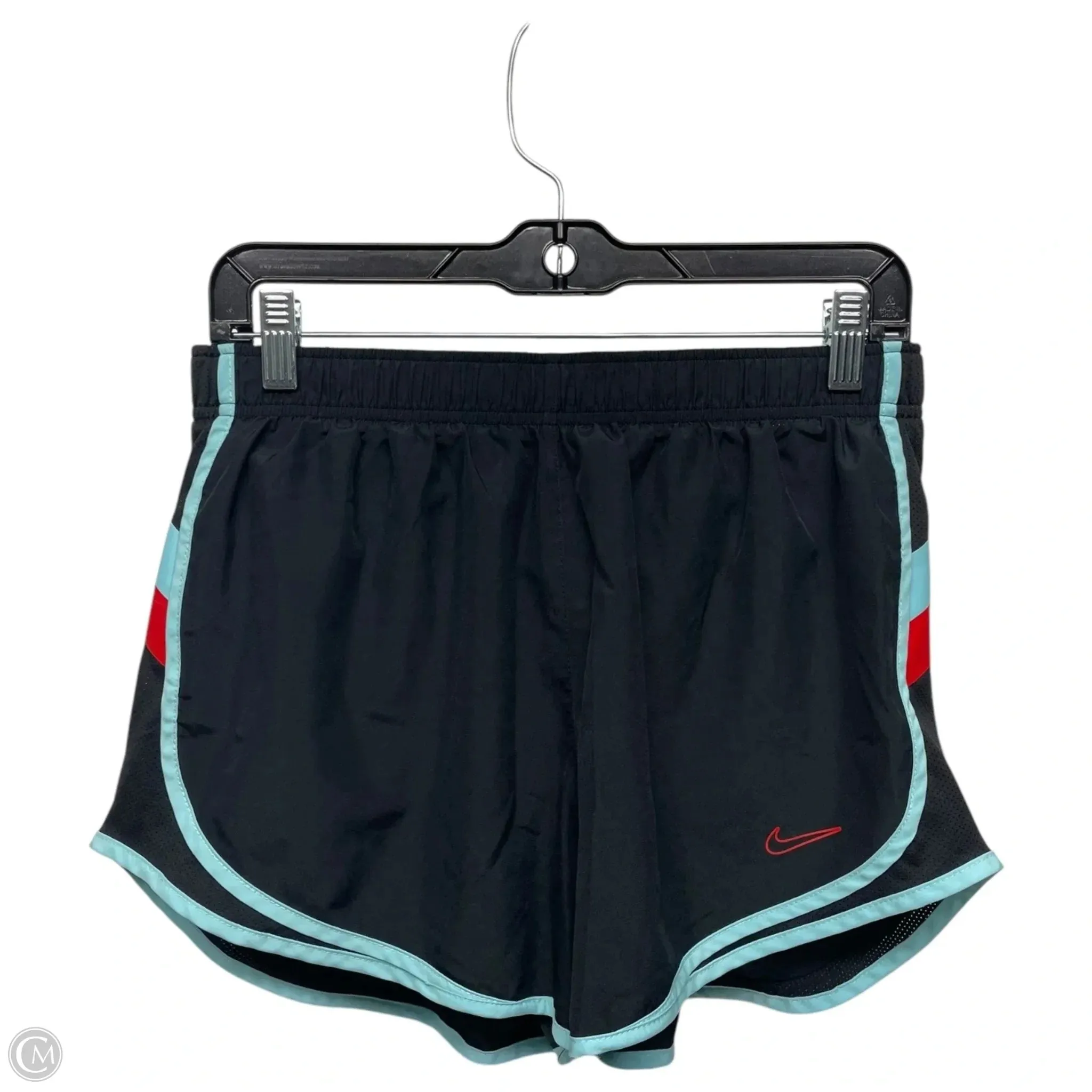 Athletic Shorts By Nike Apparel In Purple & White, Size: L