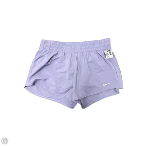 Athletic Shorts By Nike Apparel In Purple, Size: L