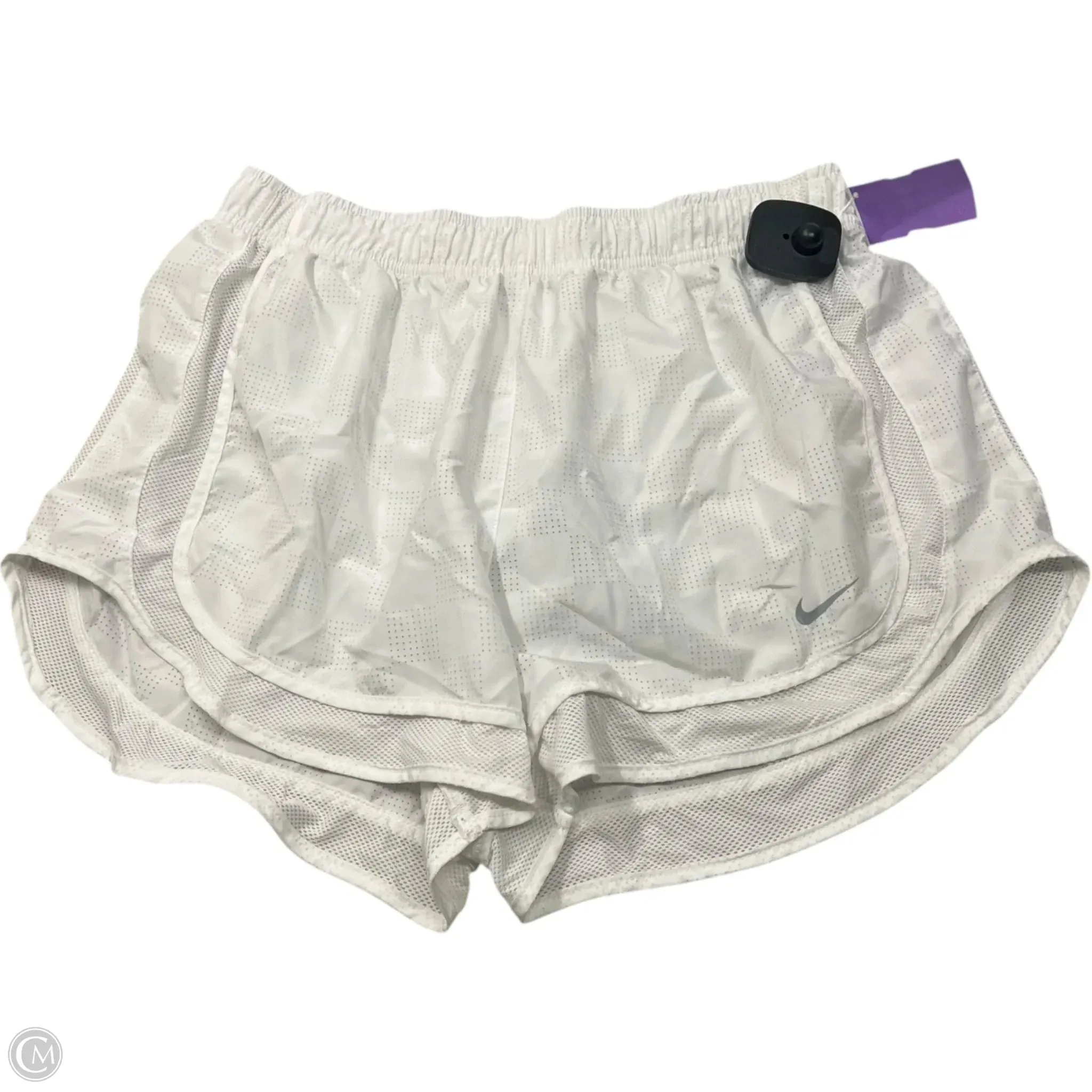 Athletic Shorts By Nike Apparel In White, Size: L