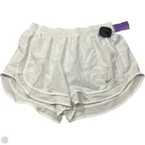 Athletic Shorts By Nike Apparel In White, Size: L