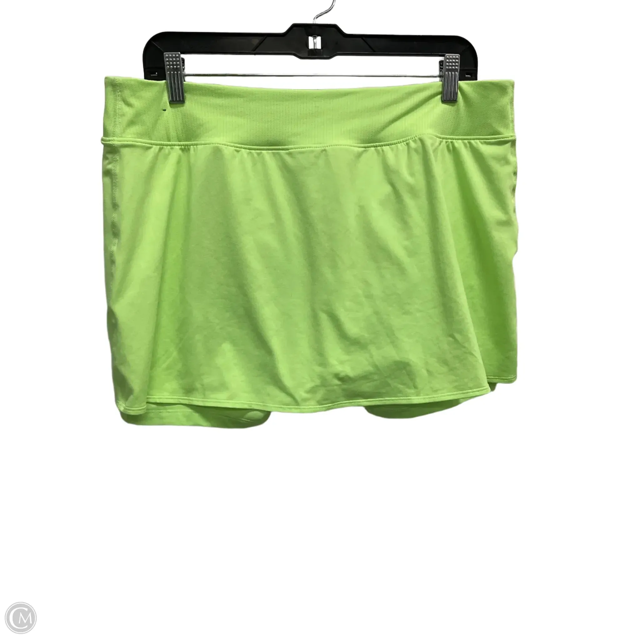Athletic Skort By Nike Apparel In Green, Size: Xl