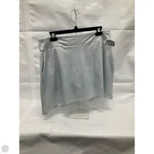 Athletic Skort By Nike Apparel In Grey, Size: L