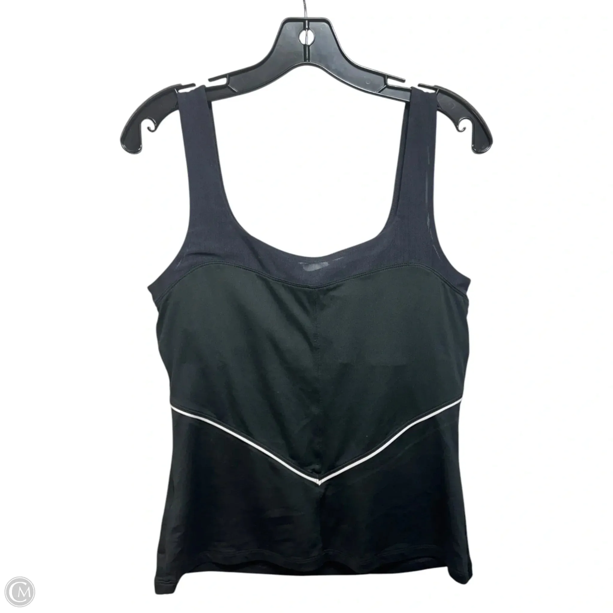 Athletic Tank Top By Nike Apparel In Black, Size: L