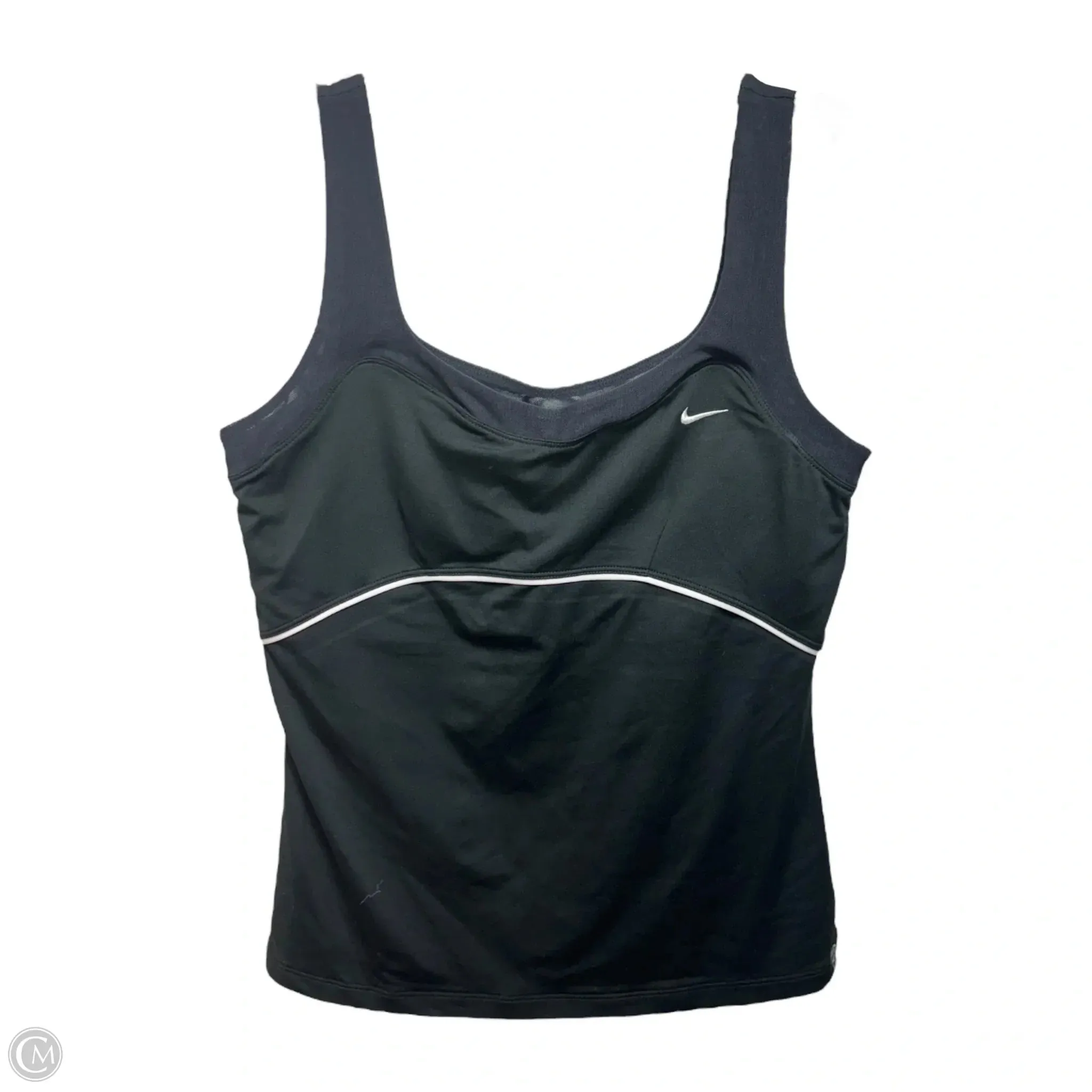 Athletic Tank Top By Nike Apparel In Black, Size: L