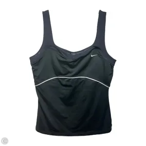 Athletic Tank Top By Nike Apparel In Black, Size: L