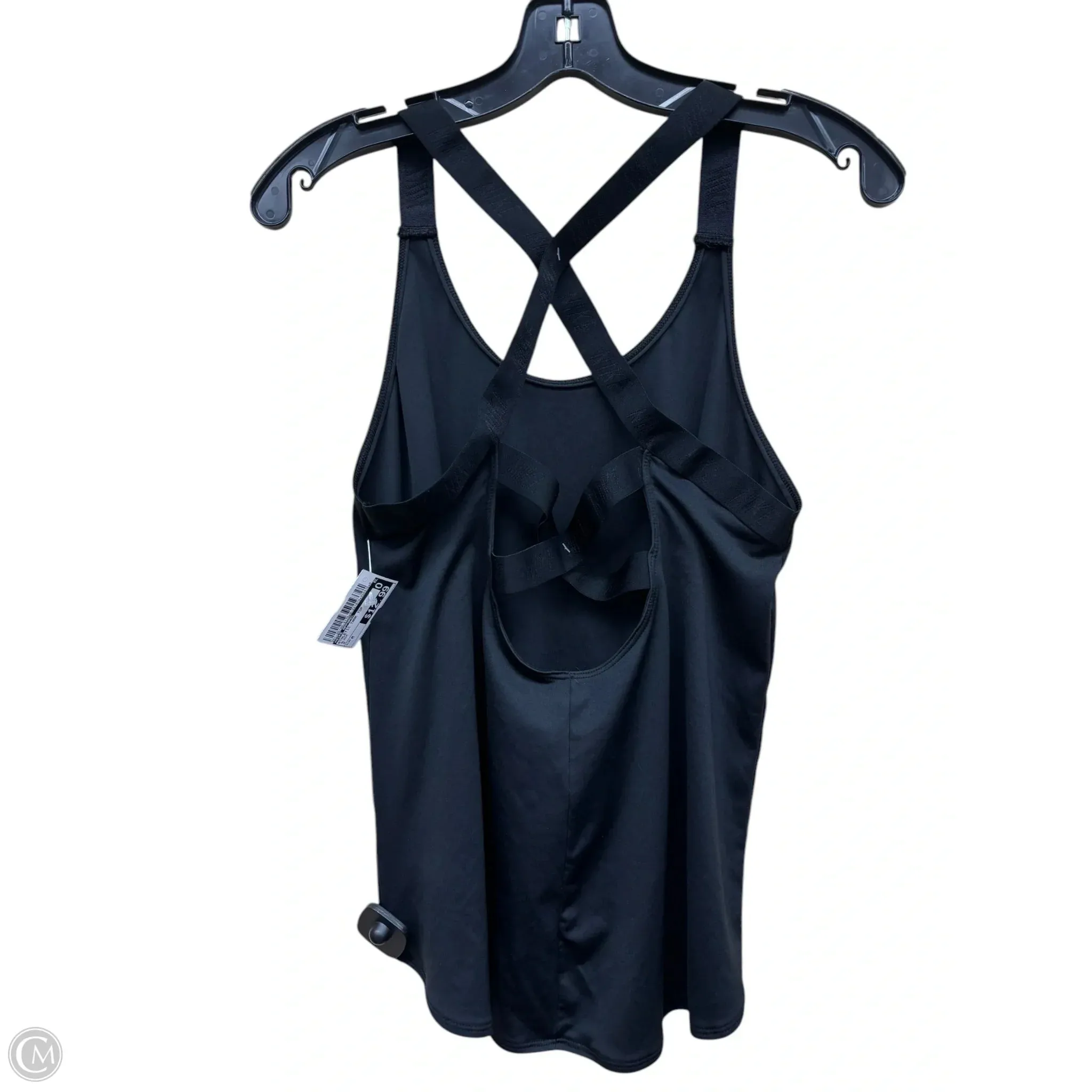 Athletic Tank Top By Nike Apparel In Black, Size: M