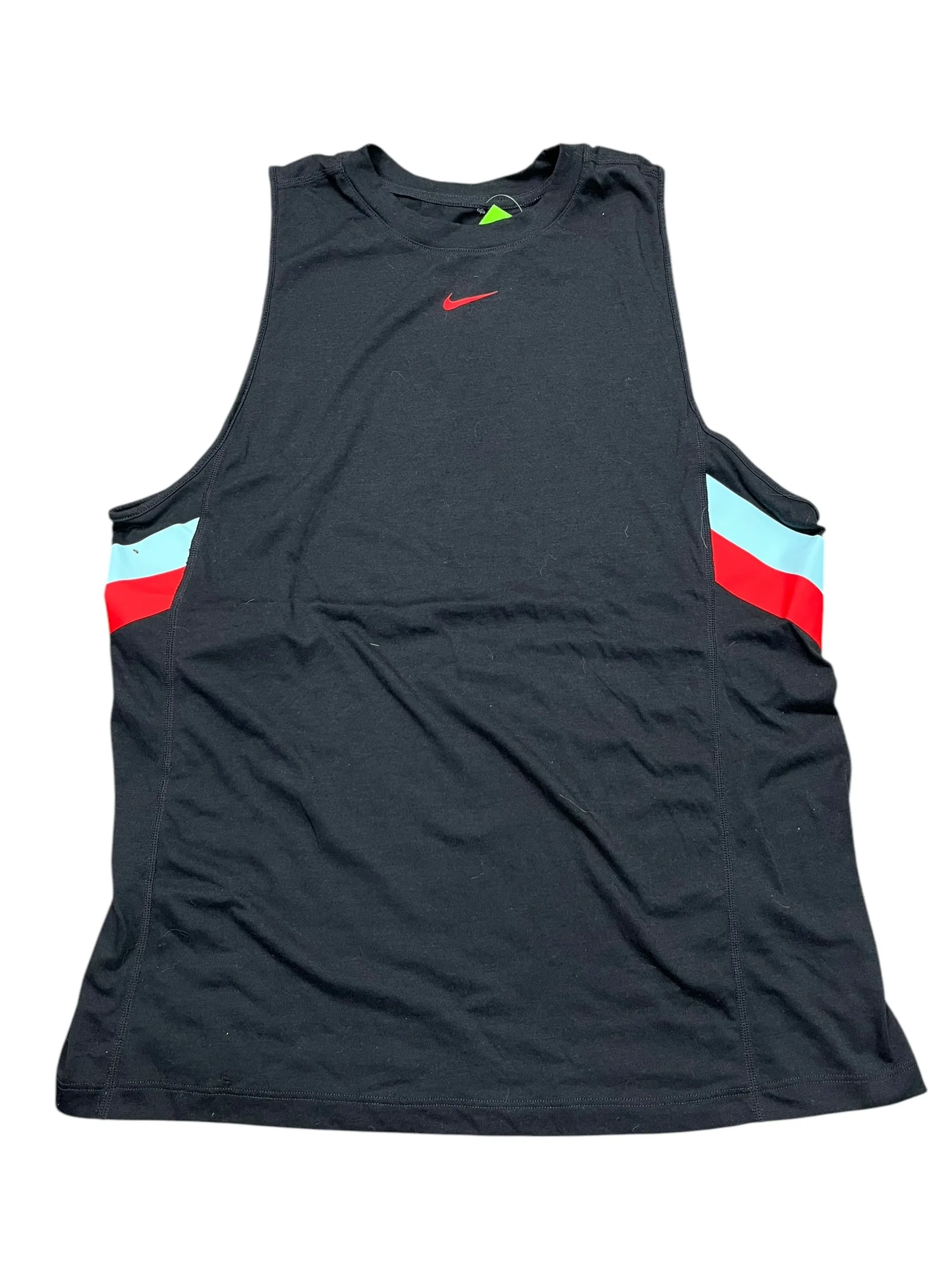 Athletic Tank Top By Nike Apparel In Black, Size:M