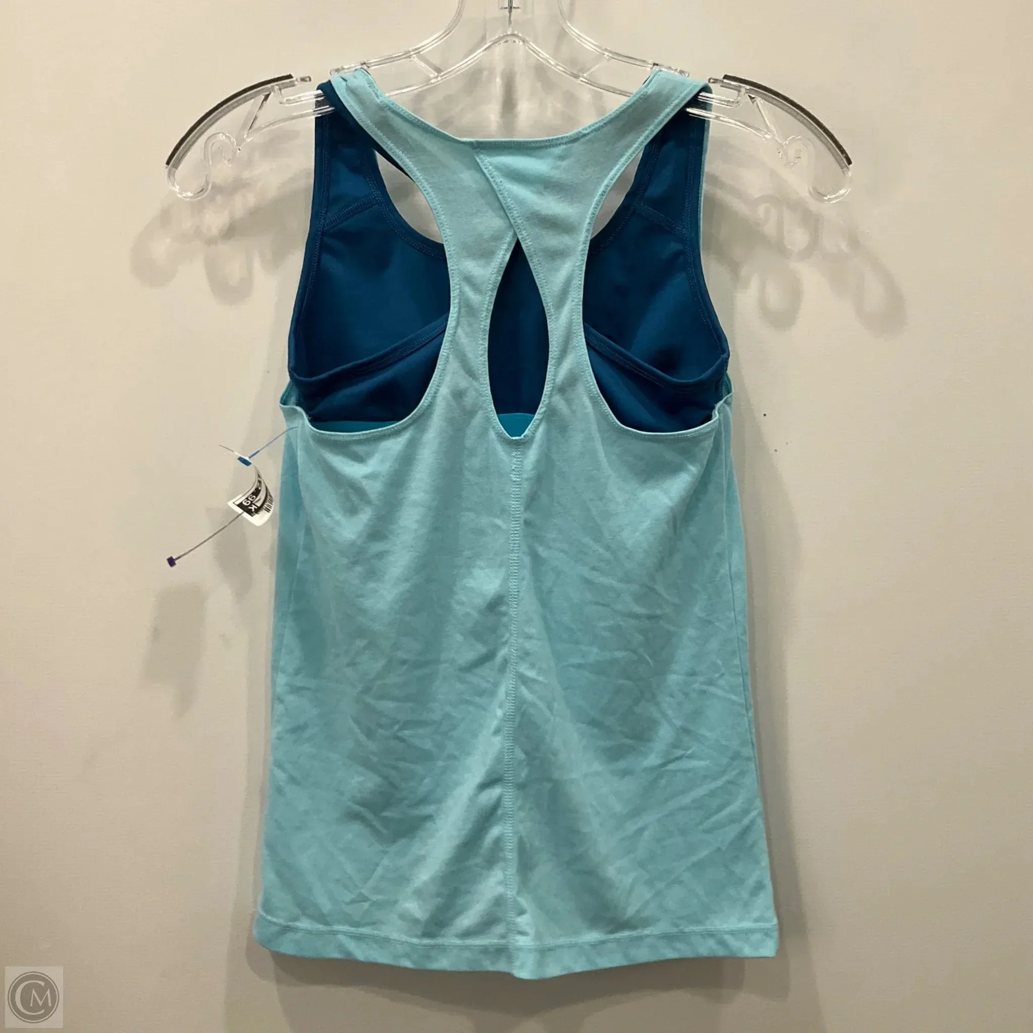 Athletic Tank Top By Nike Apparel In Blue, Size: M