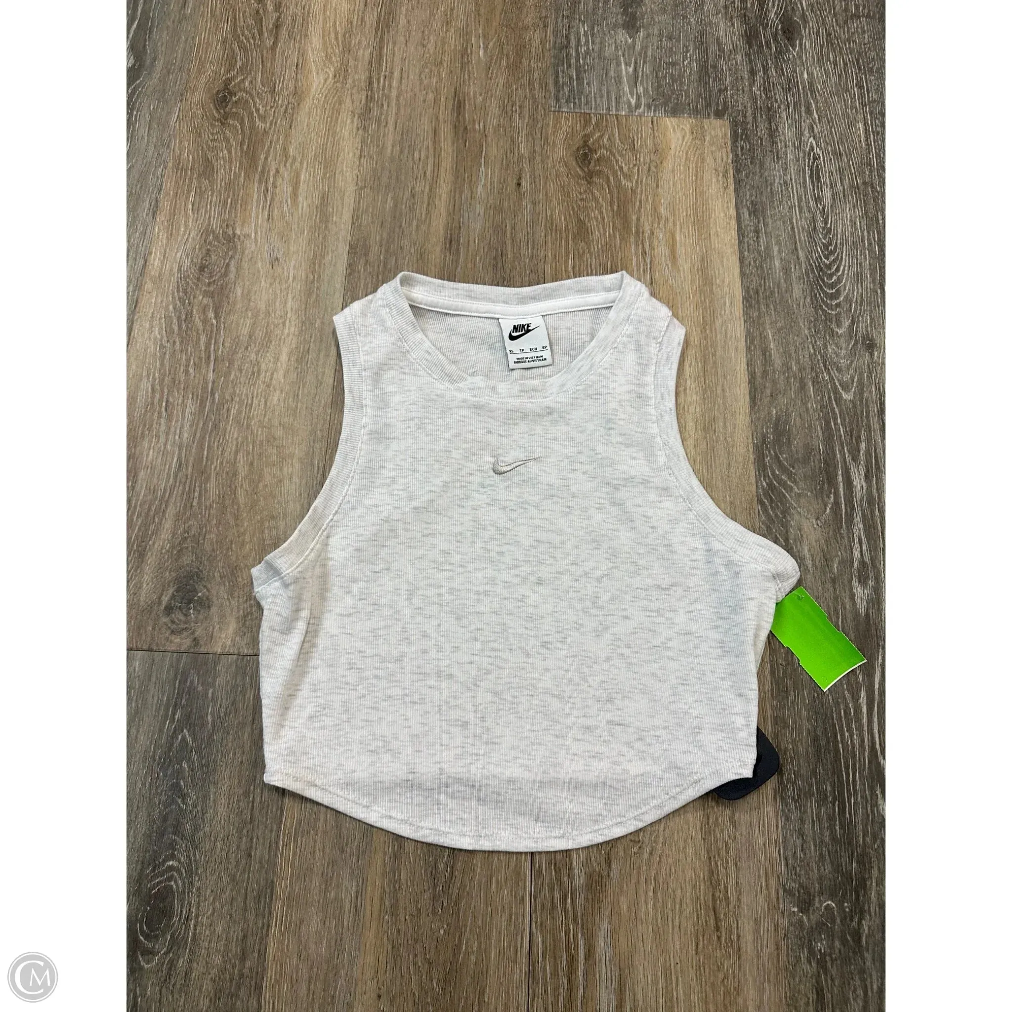 Athletic Tank Top By Nike Apparel In Grey, Size: Xs