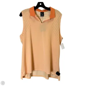 Athletic Tank Top By Nike Apparel In Orange, Size: Xl