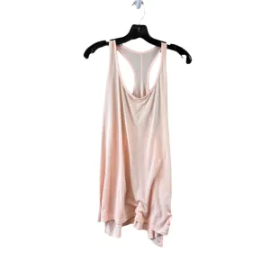 Athletic Tank Top By Nike Apparel In Peach, Size: Xl