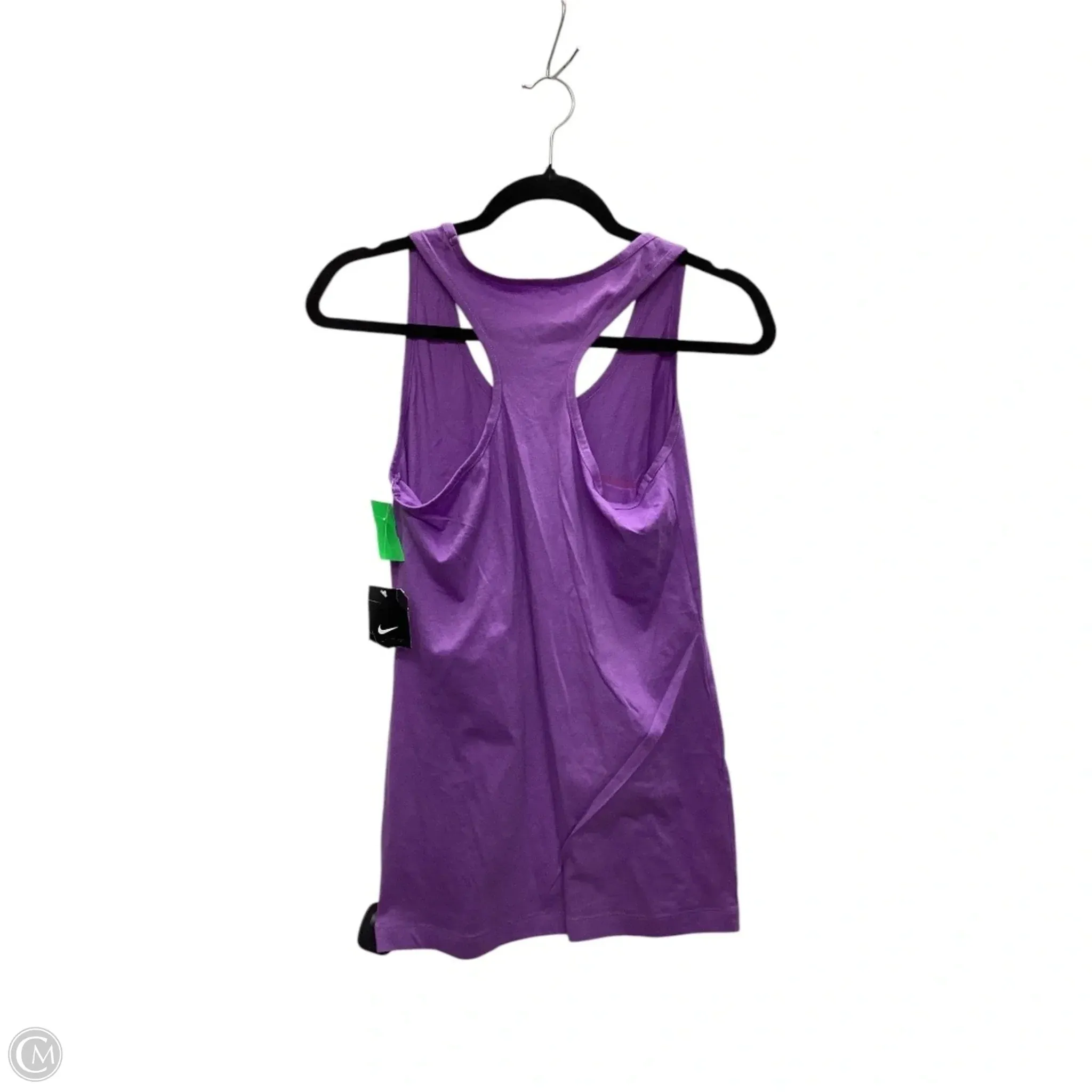 Athletic Tank Top By Nike Apparel In Purple, Size: S