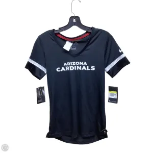 Athletic Top Short Sleeve By Nike Apparel In Black, Size: S
