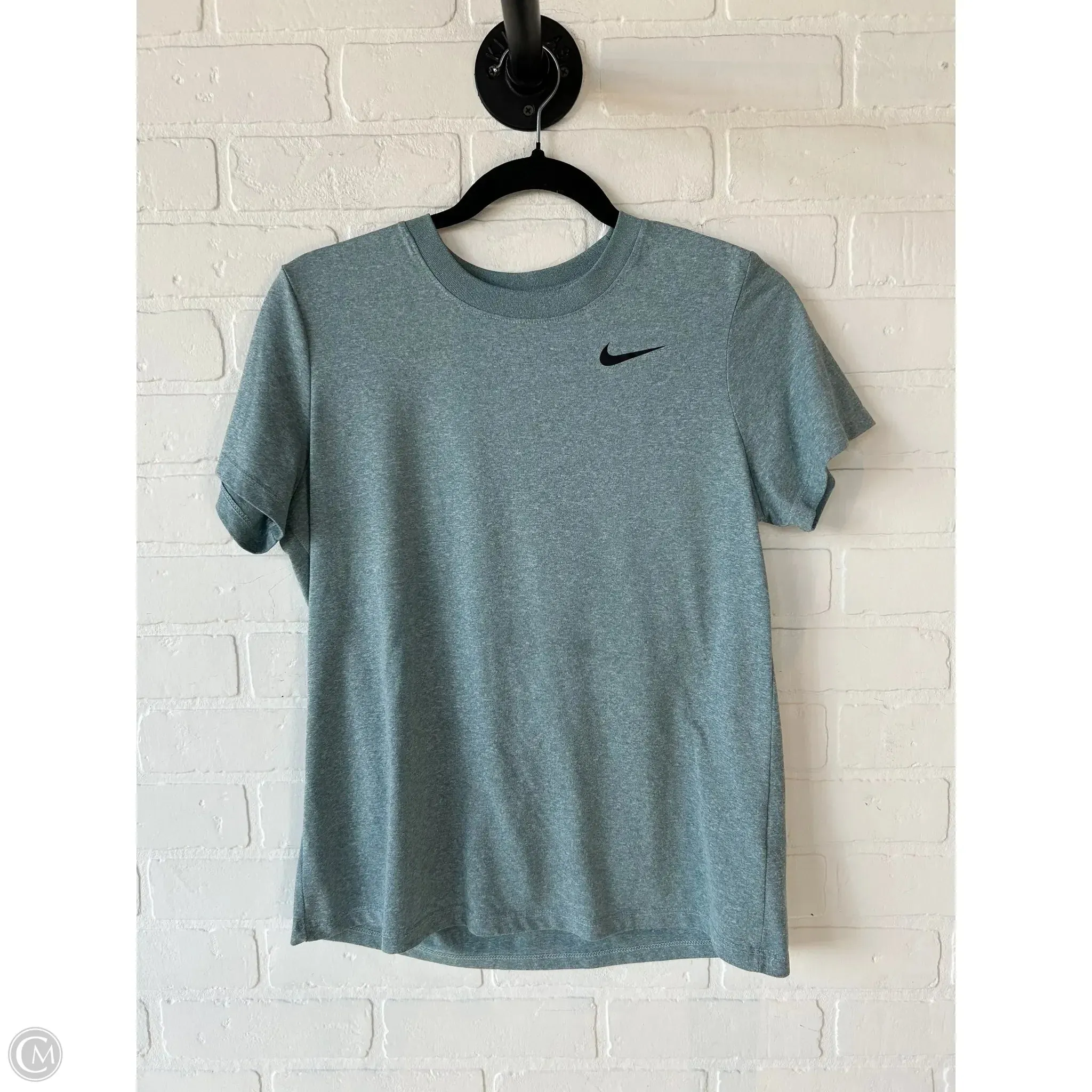 Athletic Top Short Sleeve By Nike Apparel In Blue, Size: M