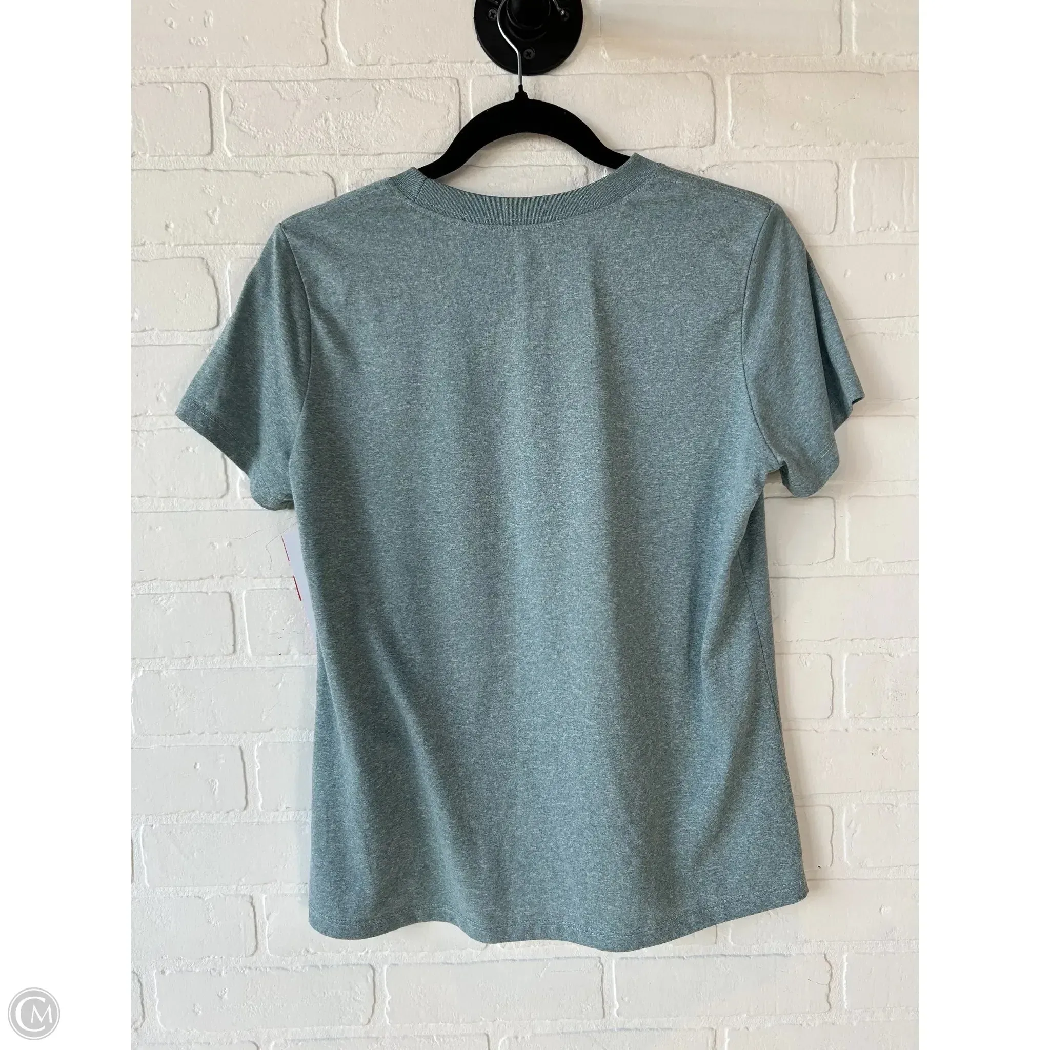 Athletic Top Short Sleeve By Nike Apparel In Blue, Size: M