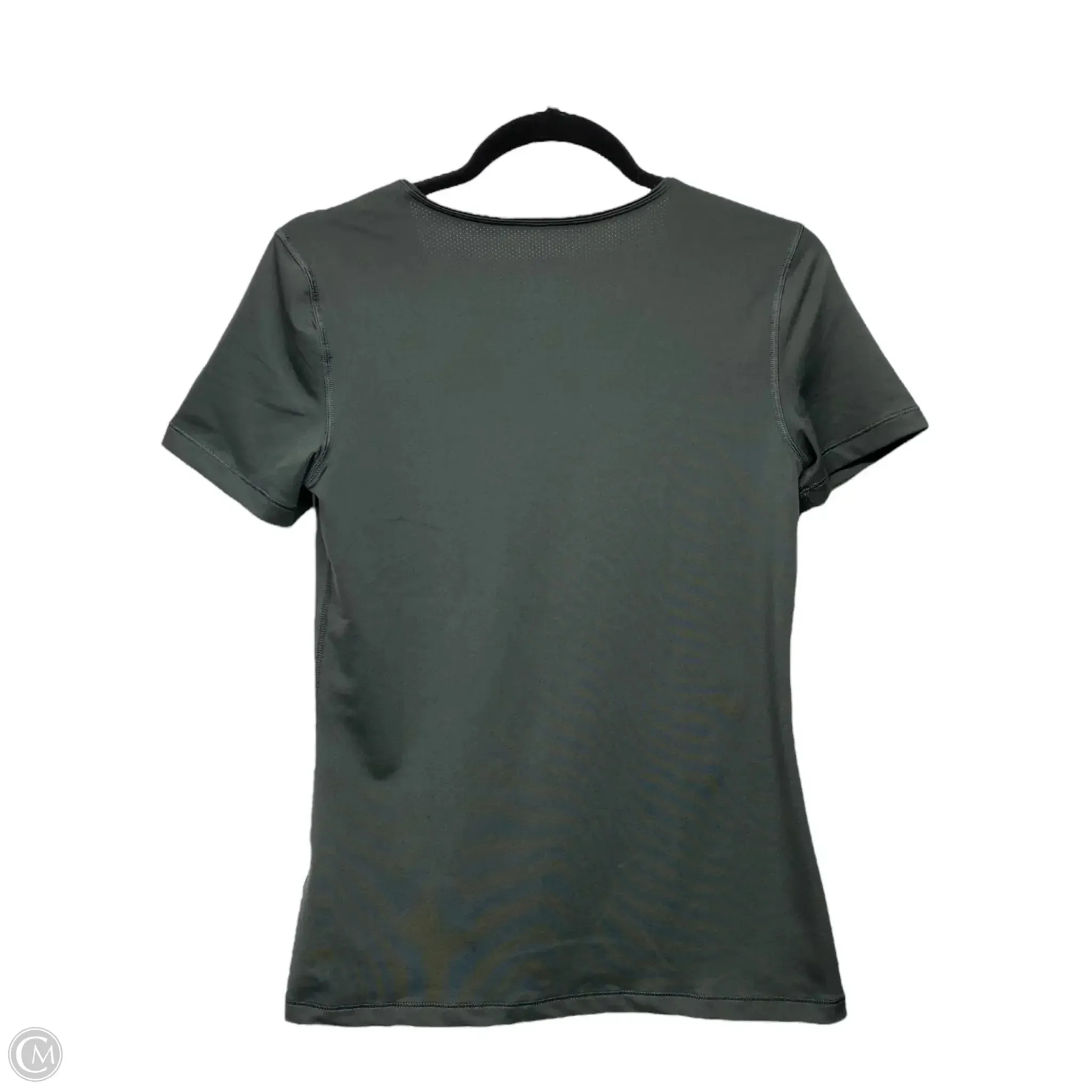 Athletic Top Short Sleeve By Nike Apparel In Grey, Size: S
