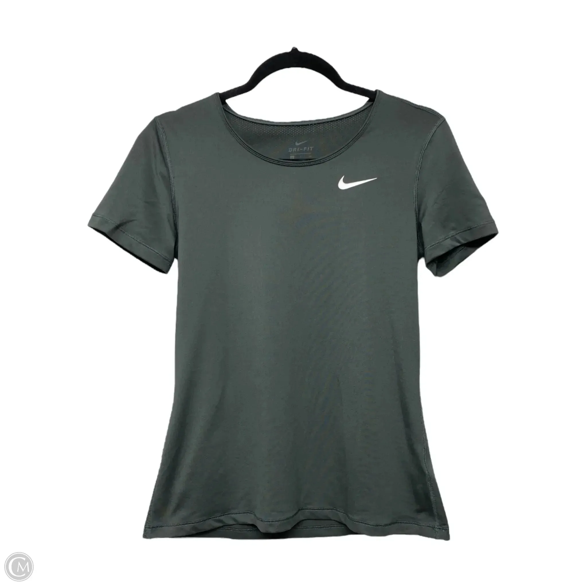 Athletic Top Short Sleeve By Nike Apparel In Grey, Size: S