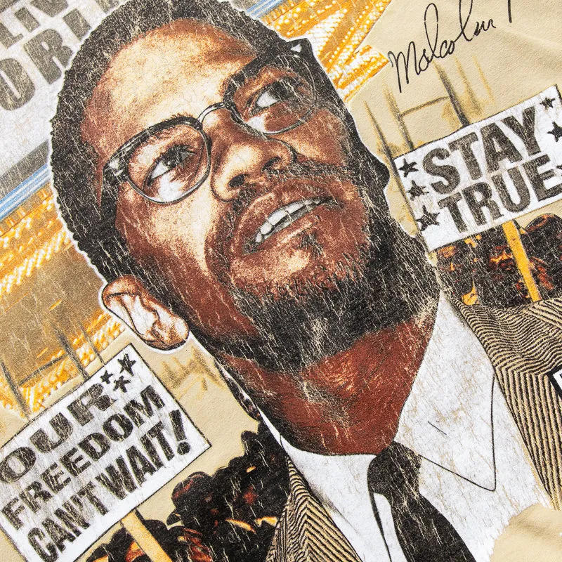 Barriers Worldwide Malcolm X Tee - Cream