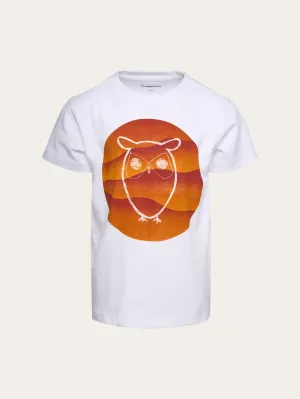 Boxed fit t-shirt - Rhubarb Knowledge Cotton