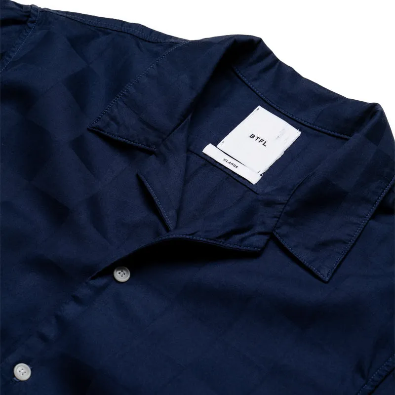 BTFL Checkered Sport Shirt - Indigo