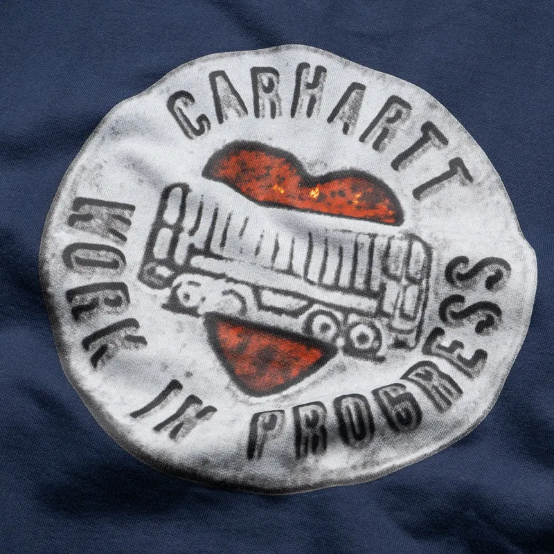 Carhartt WIP Button Sweatshirt - Blue