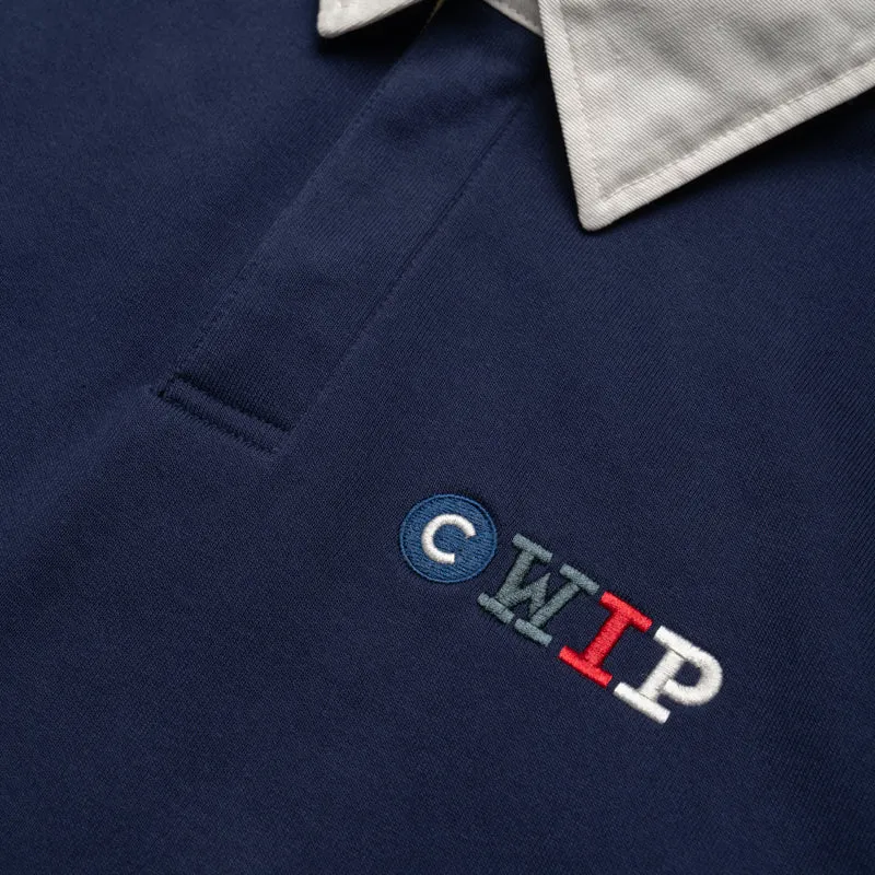 Carhartt WIP Flags Rugby Sweatshirt - Space