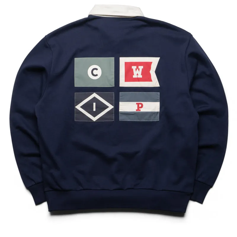 Carhartt WIP Flags Rugby Sweatshirt - Space