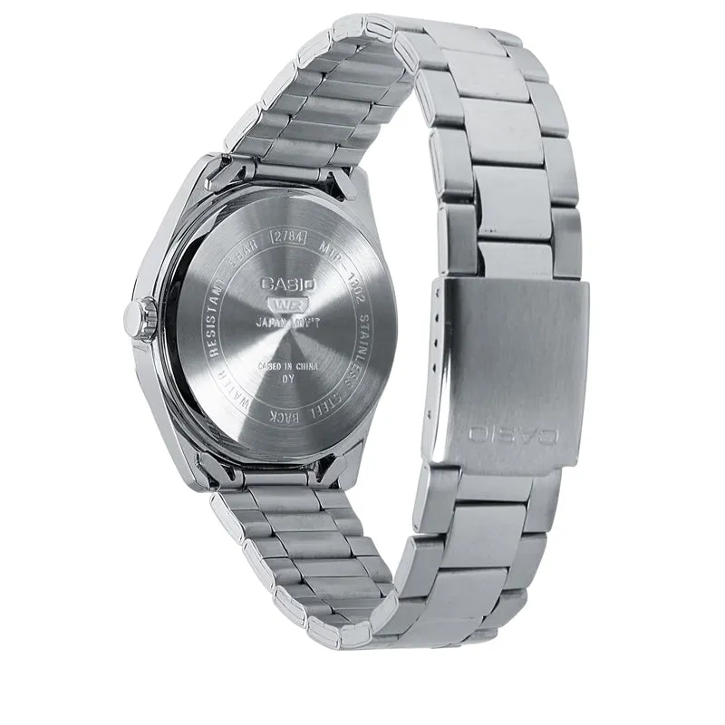 Casio Stainless Steel Analog Watch - Mother Of Pearl
