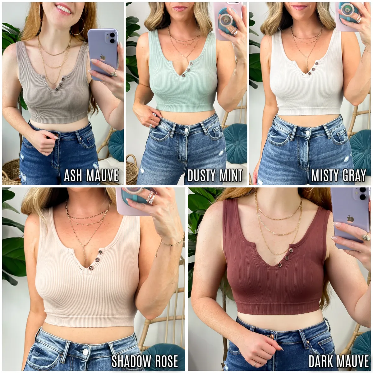 Day Dream Henley Brami Top - FINAL SALE