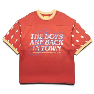 Diet Starts Monday Boys are Back Rib Tee - Red