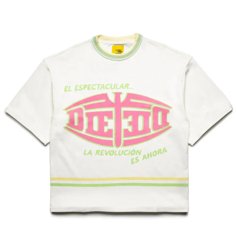 Diet Starts Monday El Espectacular Binded Collar Tee - Marshmallow
