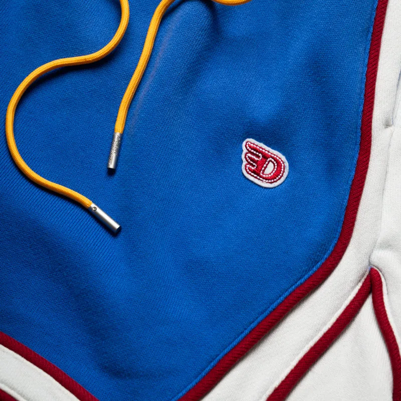 Diet Starts Monday Warm Up Shorts - Blue/Cream