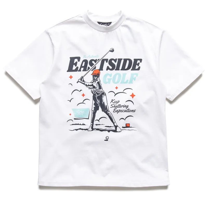 Eastside Golf Keep Shattering Expectations Tee - White