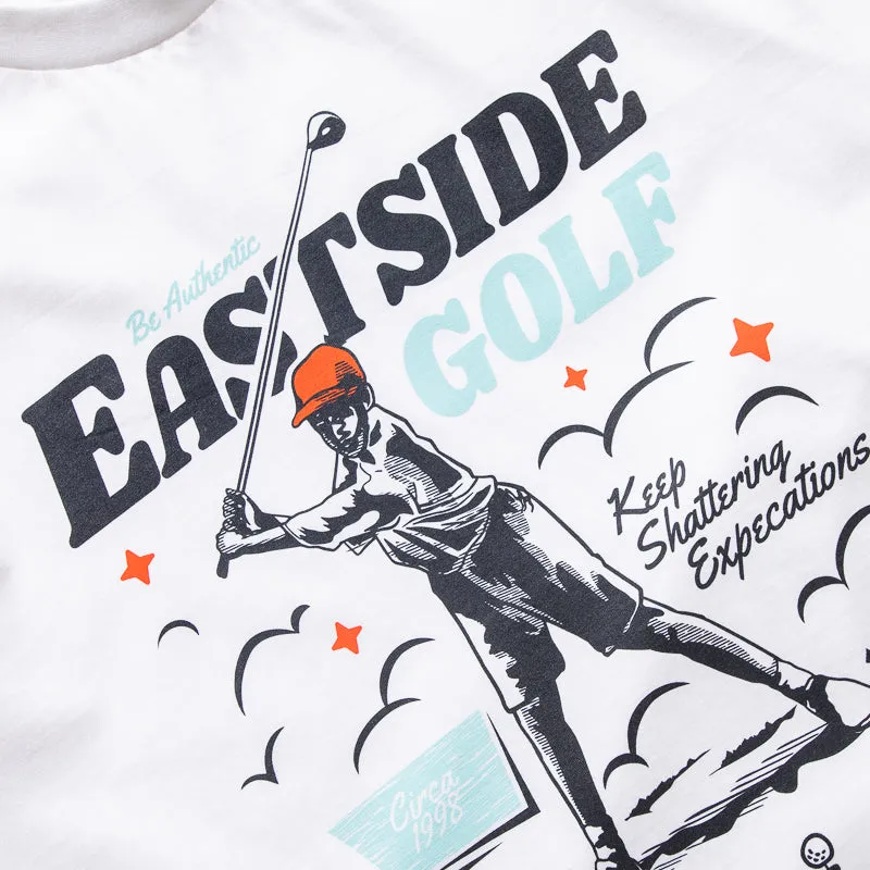 Eastside Golf Keep Shattering Expectations Tee - White
