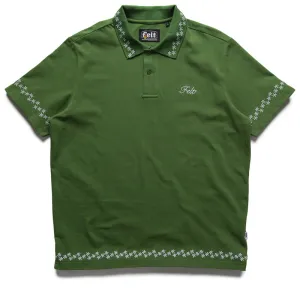 Felt Hitch Hiker Polo Shirt - Deep Green